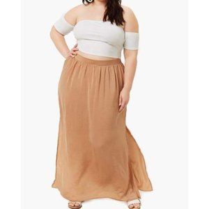 Forever 21+ Satin Maxi Skirt